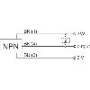 DPI M18 NPN NO P10mm noyé lg60mm Laiton 12-30Vdc -40+80°C / M12 4P