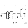 DPI M08 NPN NO P3mm noyé lg60(48,5)mm Laiton 10-30Vdc / M08 3P
