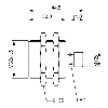 DPI M30 PNP NF P15mm noyé 44,5(30)mm Laiton 10-30Vdc / M12 4P
