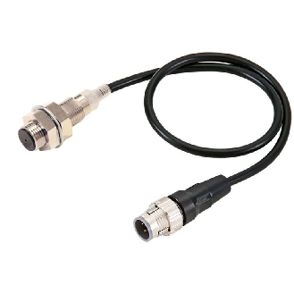 DPI M12 PNP NF P6mm noyé 47mm Laiton 10-30Vdc M12 4P+C0.3m-Lire la description