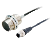 DPI M30 2 fils DC NO P10mm noyé Laiton / M12 4P+C0.3m huile