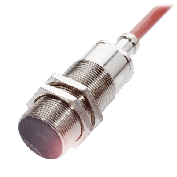 DPI HT M30 NPN NO+NF P10mm noyé lg87mm +120°C / Câble 2m silicone-Leggi tutto