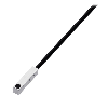 DPI Rect. PNP NO P0,8mm noyé 5x5x25 Alu 10-30Vdc / Câble 5m PUR