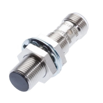 DPI M12 PNP NO P2mm noyé lg45(29,5)mm Laiton 10-30Vdc IP68 / M12 4P-Lire la description