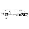 DPI M08 PNP NO P1,5mm noyé lg20mm Inox 10-30Vdc / M08 3P+C0.2m