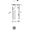 DPI M08 NPN NF P1,5mm noyé 60(35,2)mm Laiton 10-30Vdc M12 4P