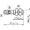 DPI M08 PNP NF P1,5mm noyé lg29(12)mm Laiton 10-30Vdc / M08 3P