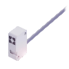 DPI Rect. NPN NO P2mm noyé 30x10.5x16.5mm 10-30Vdc / Câble 5m PVC