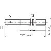 DPM Ex M12 2 fils DC NAMUR P70mm / M12 4P