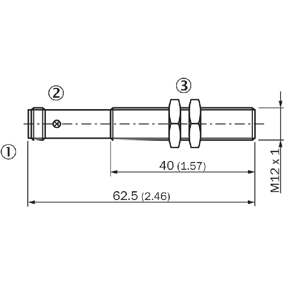 DPM Ex M12 2 fils DC NAMUR P70mm / M12 4P-Lire la description