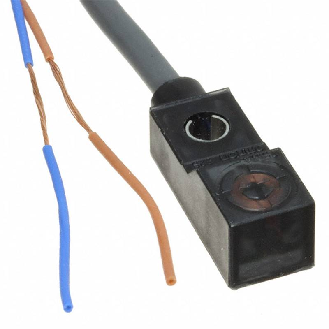 DPI Rect. 2 fils DC NF P2,5mm non noyé 23x8x8mm Radial / Câble 1m-Lire la description
