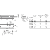 DPM Vérins rainures en T ANA P128mm 4-20mA/0-10V / M08 4P+C0.3m
