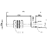 DPI M08 PNP NF P2mm noyé lg65(50)mm Laiton 12-30Vdc / M12 4P