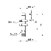 DPI M08 NPN NO P6mm non noyé lg46(30)mm Métal 6-36Vdc IP67 / M08 3P