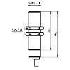 DPI M18 ANA 1-9Vdc P2-4mm noyé lg65mm 14-30Vdc / Câble 2m