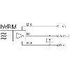 DPI M18 ANA 1-9Vdc P2-4mm noyé lg65mm 14-30Vdc / Câble 2m