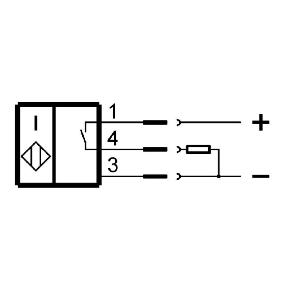 DPI M12 PNP NO P4mm noyé lg50(34,5)mm Laiton 10-30Vdc / M12 4P DPI M12 PNP NO P4mm noyé lg50(34,5)mm Laiton 10-30Vdc / M12 4P-Lire la description