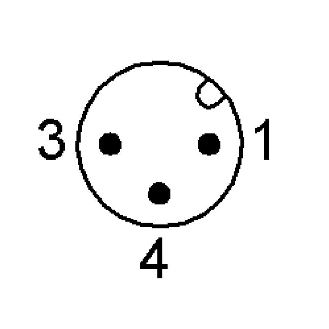 DPI M12 PNP NO P4mm noyé lg50(34,5)mm Laiton 10-30Vdc / M12 4P-Lire la description