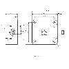 DPI Rect. PNP NO P40mm noyé 80x84x40mm / M12 4P