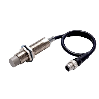 DPI M18 PNP NO P16mm non noyé IO-Link COM3 77mm Laiton M12 4P+C0.3m-Lire la description