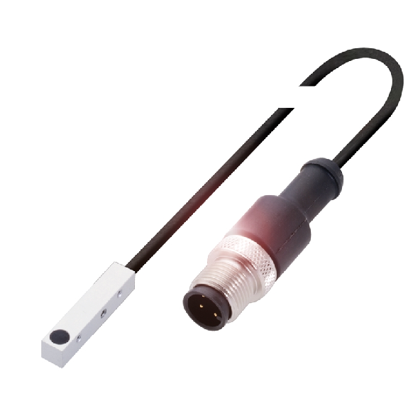DPI Rect. PNP NO P1,5mm 5x5x25mm Inox 10-30Vdc / M12 4P+C0.3m-Leggi tutto