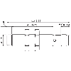DPI M12 PNP NF P8mm non noyé 65(43)mm Inox V4A / M12 4P