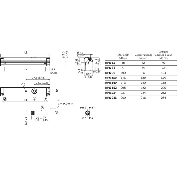DPM Vérins rainures en T ANA P224mm 4-20mA/0-10V / M08 4P+C0.3m DPM Vérins rainures en T ANA P224mm 4-20mA/0-10V / M08 4P+C0.3m-Lire la description