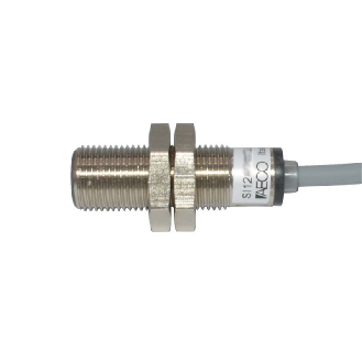 DPI M12 NPN NO P4mm noyé lg40(28)mm Inox 10-30Vdc / Câble 2m PVC-Lire la description