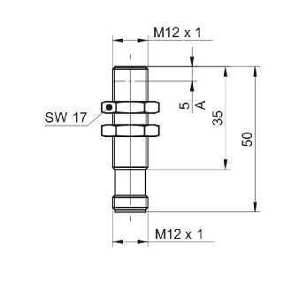 DPI M12 ANA 4-20mA P0-6mm quasi-noyé lg60mm 8-36Vdc / M12 4P-Lire la description