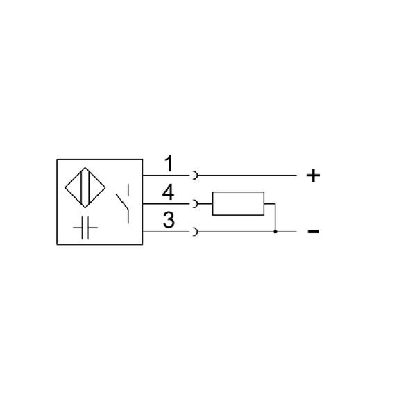 DPC M12 PNP NO P4mm noyé Pot. 75(37)mm 10-30Vdc / M12 4P DPC M12 PNP NO P4mm noyé Pot. 75(37)mm 10-30Vdc / M12 4P-Lire la description