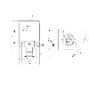 DPI Rect. PNP NO+NF P20mm noyé 40x40x62mm / M12 4P
