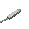 DPI Rect. PNP NF P2mm noyé 8x8x40mm 6-30Vdc / Câble 2m PVC