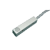 DPI Rect. PNP NF P2mm noyé 8x8x40mm 6-30Vdc / Câble 2m PVC