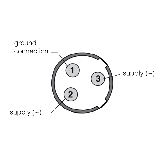 Cap.M18,2 wires AC-NC,1/2"-20UNF,Sch-LD-Lire la description