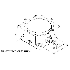 DPI Rect. NAMUR NF P10-60mm non noyé 80x80x50mm 5-30Vdc / Câble 3m