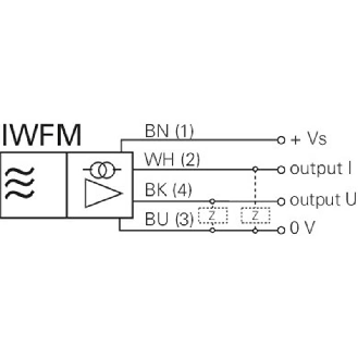 DPI Rect. ANA 4-20mA/0-10Vdc P0-4mm 18x30x10mm 15-30Vdc / M08 4P-Lire la description