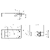 DPI Rect. PNP NO+NF P5.6mm noyé 25x50x10mm Alu / M12 4P+C0.2m