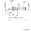DPI M05 PNP NF P0,8mm noyé lg41(20,5)mm Inox 10-30Vdc / M08 3P