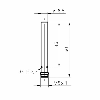 DPI D6,5 PNP NF P2mm noyé lg56mm Acier 10-30Vdc / M08 3P