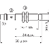 DPI M08 PNP NF P6mm non noyé lg50(30)mm / M08 3P