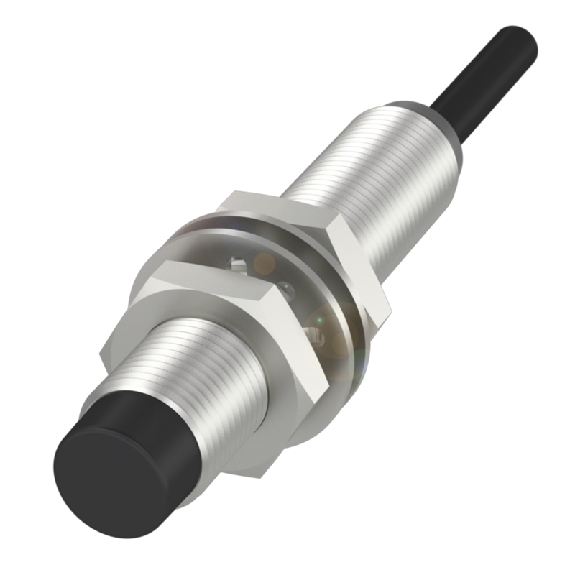 DPI M12 NPN NF P4mm non noyé lg63(54,5)mm Inox / Câble 3m PVC-Lire la description