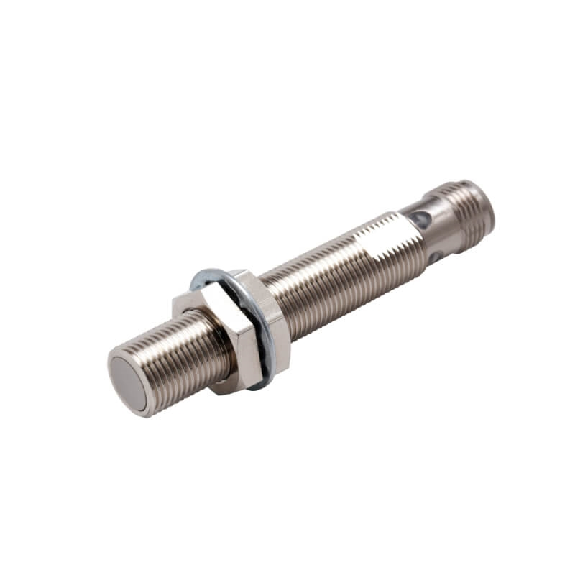 DPI M12 PNP NO P2mm noyé IO-Link COM3 70(55)mm Laiton M12 4P-Lire la description