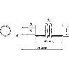 DPI M18 NPN NO P5mm noyé lg64(48)mm Laiton 10-30Vdc / M12 4P