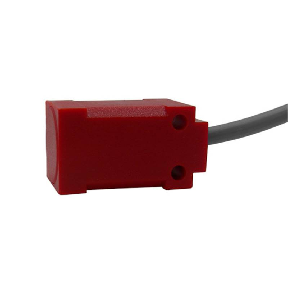 DPI Rect. NPN NO+NF P5mm noyé 17x17x31mm 10-30Vdc / Câble 2m PVC-Lire la description