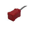 DPI Rect. NPN NO+NF P5mm noyé 17x17x31mm 10-30Vdc / Câble 2m PVC