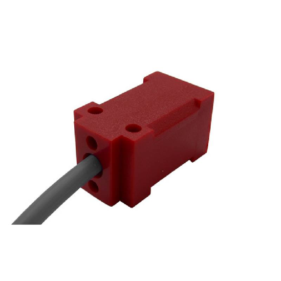 DPI Rect. NPN NO+NF P5mm noyé 17x17x31mm 10-30Vdc / Câble 2m PVC-Lire la description