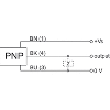 Commutateur de précision M6x47mm PNP NO FP=75g Câble 0,8m