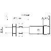 DPI M08 PNP NF P2mm noyé 60(32)mm Inox V2A / M12 4P