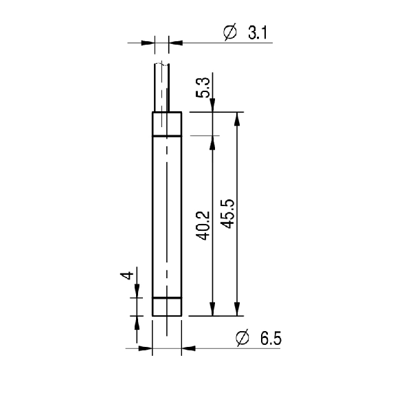 DPI D6,5 PNP NO P2,5mm non noyé / Câble 2m-Lire la description