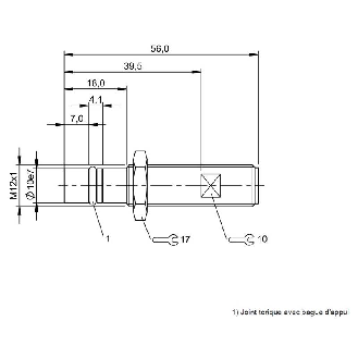 DPI HP M12 PNP NO P1,5mm noyé Inox 10-30Vdc 500bar +120°C / M12 4P-Lire la description